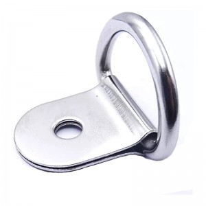 Małe stalowe D-Ring Tie Downs, D Pierścionki Kotwicowe pierścień mocujący dla ładunkówna Ciężarówki Cargo Przyczepy RV Łodzie